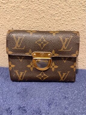 Pre-Owned Signature Louis Vuitton Koala Portefeuille Men/Woman Tri-fold Wallet